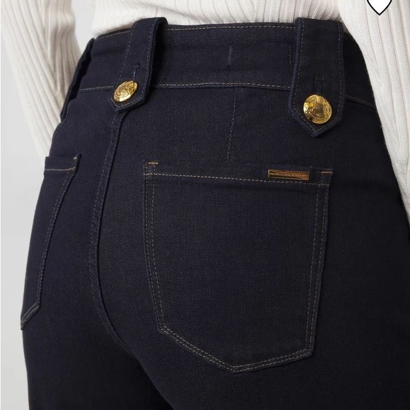 WHBM wide leg Mariner jeans, size 4 - Picture 7 of 7